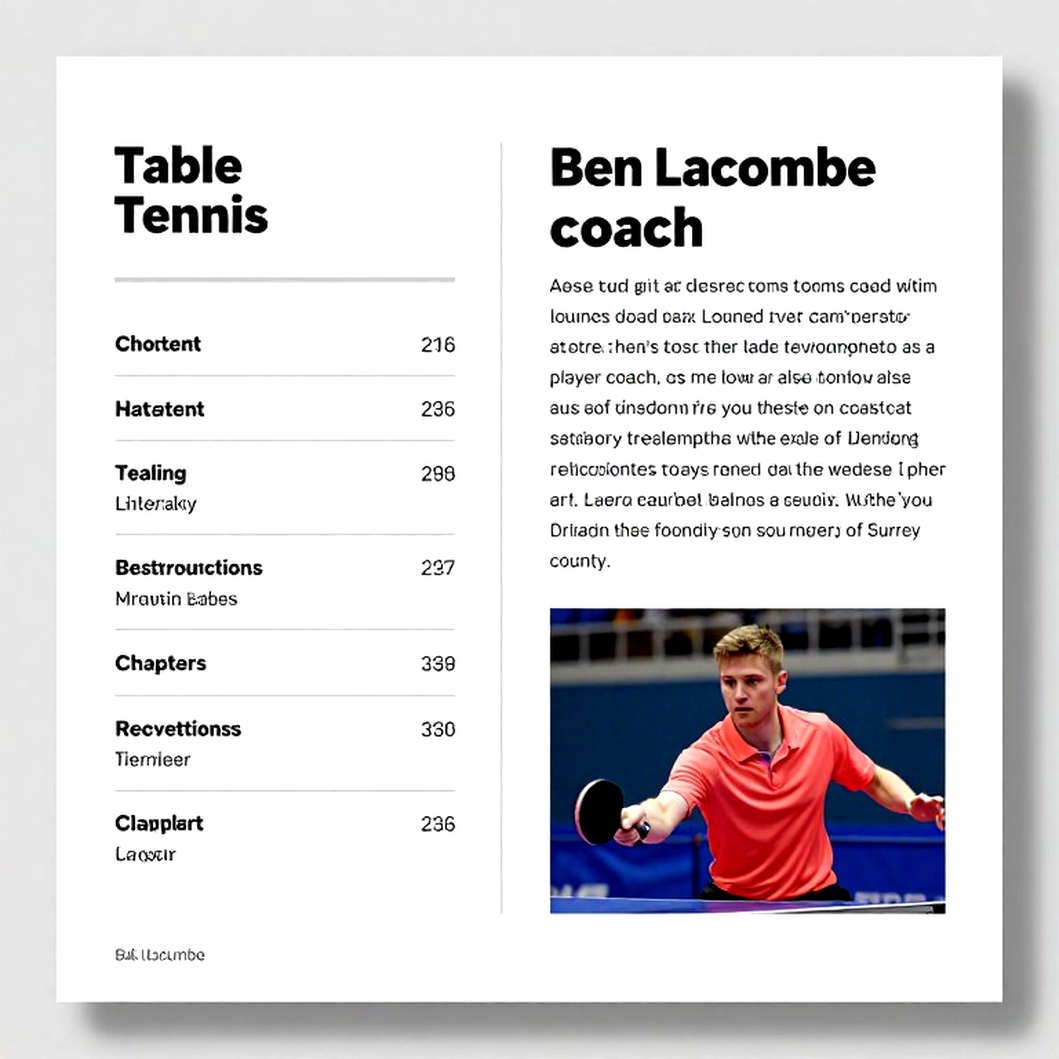 Keighley and the 20-Hour Investment: A Signal from the Base of English Table Tennis Keighley and the 20-Hour Investment: A Signal from the Base of English Table Tennis